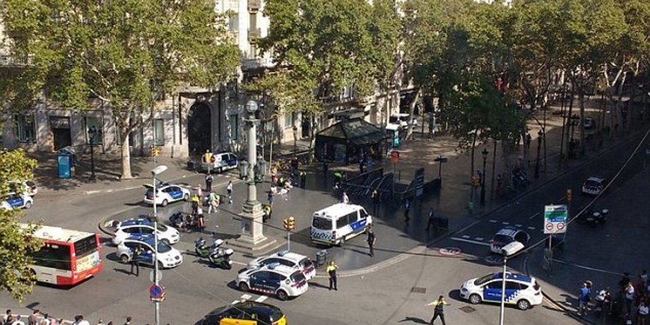 В Барселоне фура въехала в толпу / Фото: dailymail.co.ru