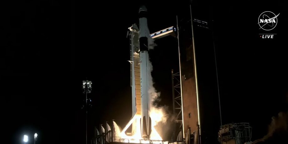 ракета, Falcon 9, місія SpaceX Crew-7