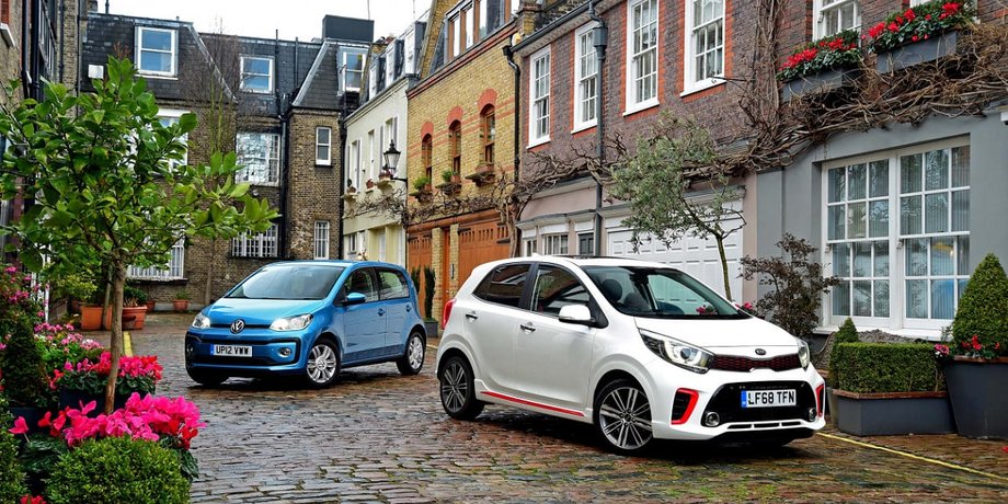 VW up Kia Picanto, компактные авто, городские авто, лучшие городские авто, лучшие компактные авто
