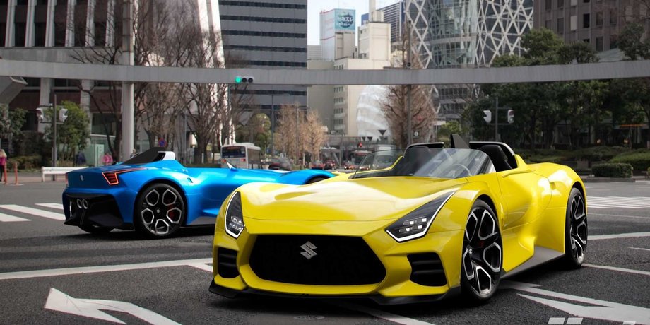 Новый Suzuki Vision Gran Turismo, Suzuki Vision Gran Turismo, Gran Turismo 7, спорткар Suzuki, кабриолет Suzuki