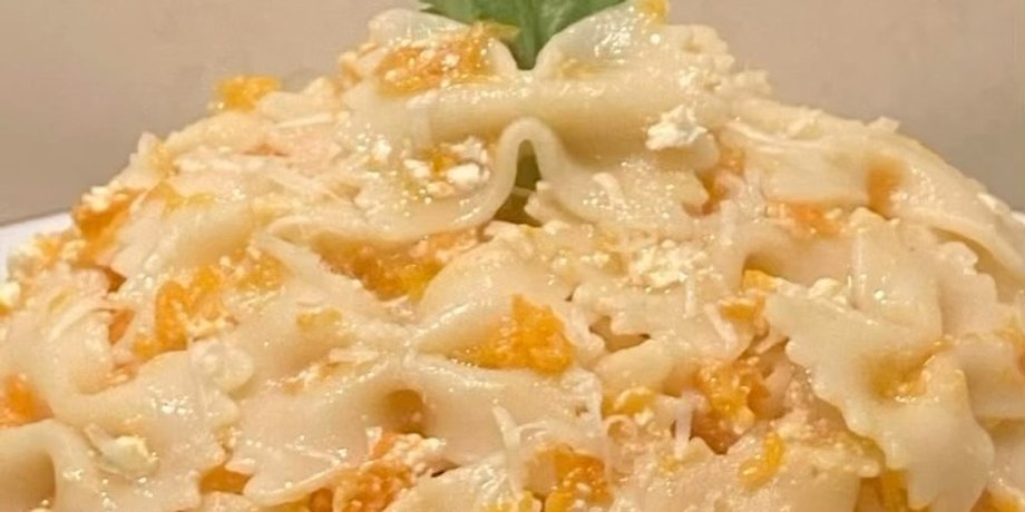 паста с тыквой, макароны с тыквой