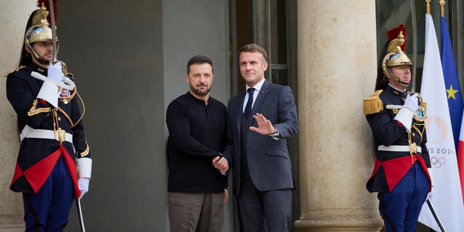 Зеленский, Макрон, Макрон Зеленский, прекращение огня, Зеленский прекращение огня