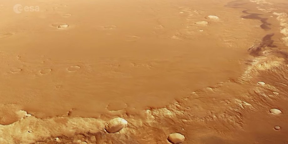 Mars Express показал, где на Марсе застрял герой фильма "Марсианин"