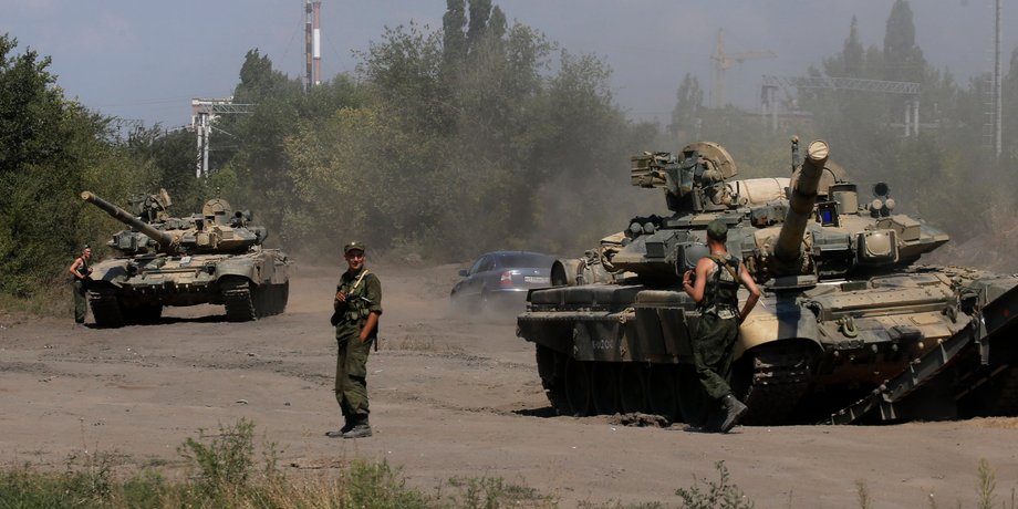 Российские танки на Донбассе / Фото: Reuters