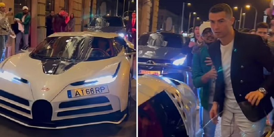 бугатті кріштіану роналду, авто Кріштіану Роналду, авто Роналду, Bugatti Centodieci