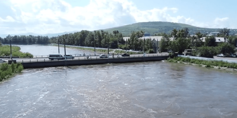 Росія, рівень води в Читі