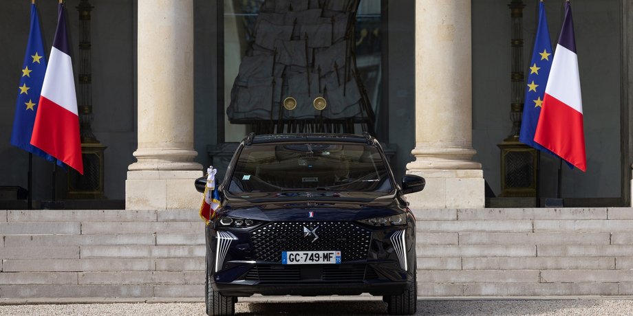 DS 7 Elysee, DS 7, DS 7 2023, DS 7 Макрона, авто Макрона, авто президента Франции, авто Эмманюэля Макрона
