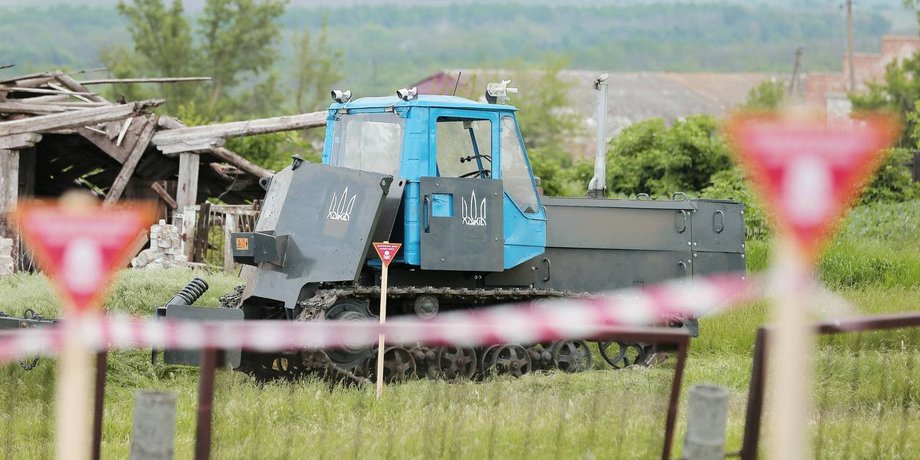 машина для разминирования, машина разминирование, разминирование, украинская разработка, харьковская разработка