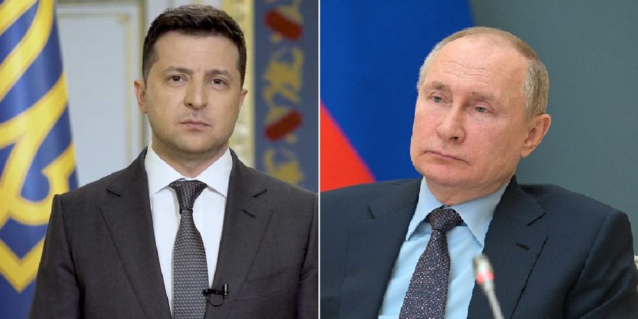 Зеленский, Путин