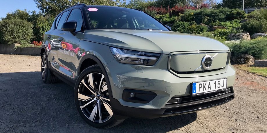 Volvo XC40 Recharge, электрический кроссовер, презентация в Украине