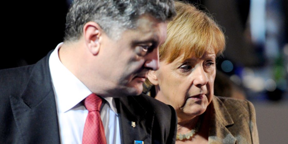Петр Порошенко и Ангела Меркель / Фото: Getty Images