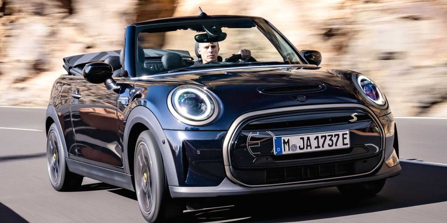 Mini Cooper SE Convertible, Mini Cooper SE, новый Mini Cooper, электромобиль Mini, кабриолет Mini
