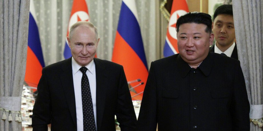 Путин и Ким Чен Ын Корея передаст РФ солдат и баллистическое оружие