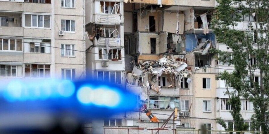 демонтаж,  дом, взрыв на позняках