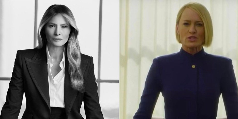 Мелания Трамп и Клэр Андервуд