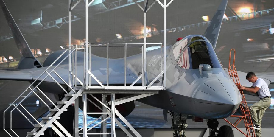 Истребитель, Су-57, самолет, ВВС РФ, производство, завод