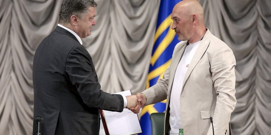 Петр Порошенко и Георгий Тука / Фото пресс-службы президента