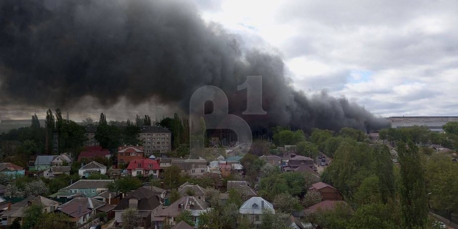 війна в україні, новини росії, завод у воронежі,  "ЭНИКмаш-В", пожежа, цех