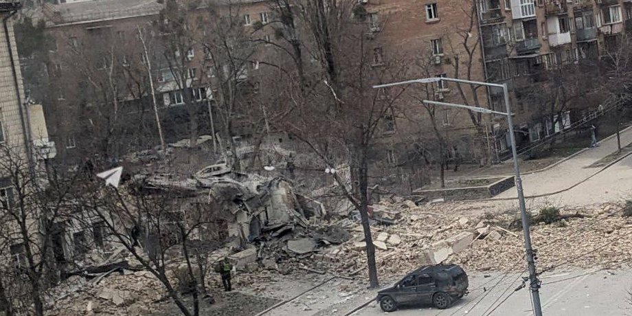 Руїни в Києві, обстріл 25 березня, ЗС РФ обстріл Києва, ЗС РФ удар 25 березня, балістичні ракети Київ, балістичні ракети 25 березня