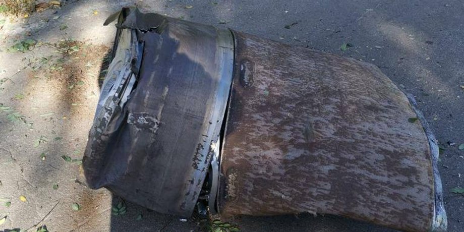 обломки ракеты, кассетная ракета, искандер-к, запорожье, обстрел, пво