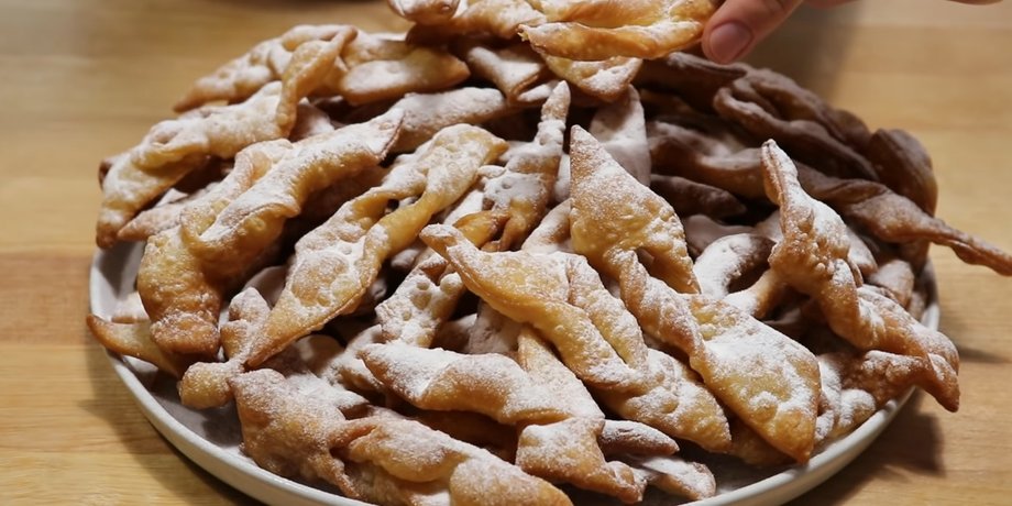 хворост рецепт, печенье хворост, как приготовить вкусный хворост, хворост с водкой, простой рецепт хворост