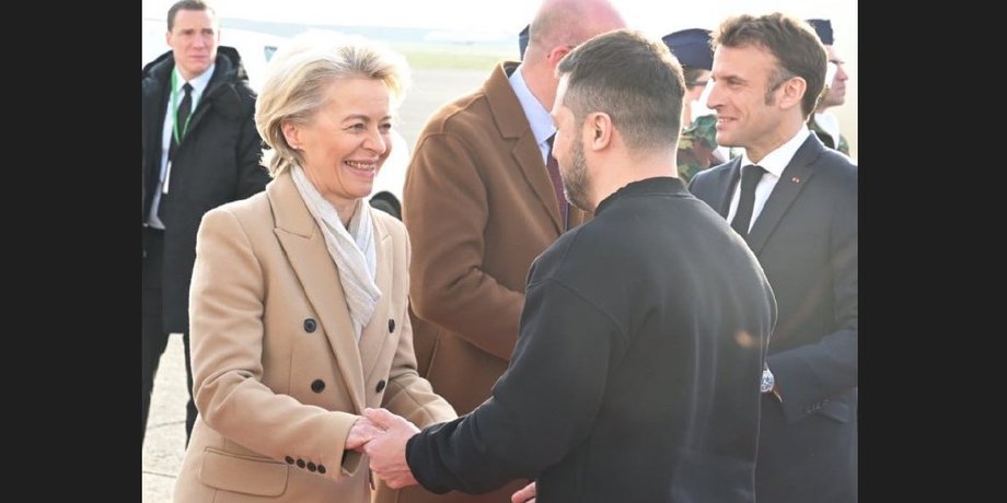 Урсула фон дер Ляйен и Владимир Зеленский, ЕС Украина, Украина вступление в ЕС, Зеленский вступление в ЕС