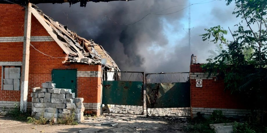 Обстрел Авдеевки боевиками