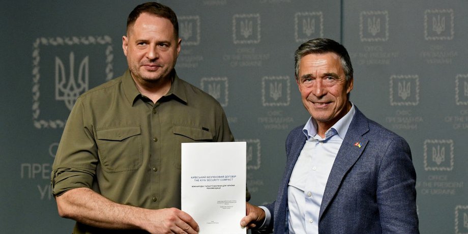 Андерс Фог Расмуссен, Андрей Ермак, Украина и НАТО, договор о гарантиях безопасности, центр принятия решений, Kyiv Security Compact