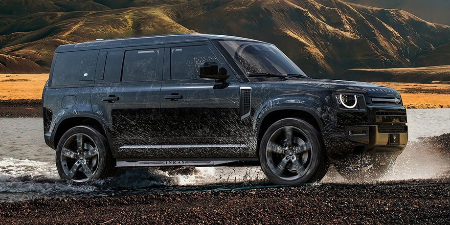 Land Rover Defender, Land Rover Defender 2023, Land Rover Defender V8, бронированный Land Rover