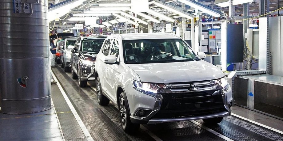 Mitsubishi Outlander, Mitsubishi Pajero Sport, завод Mitsubishi в Калуге, санкции против россии, санкции против рф