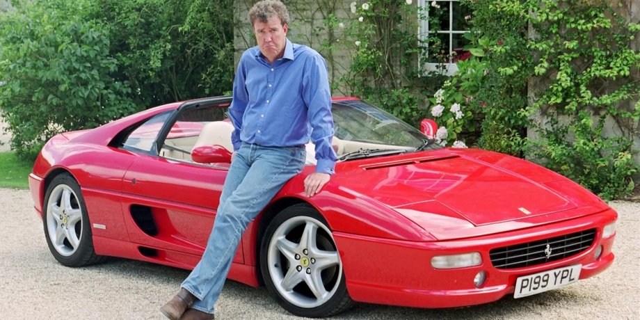 Джереми Кларксон, Ferrari F355, суперкар Ferrari, авто Джереми Кларксона
