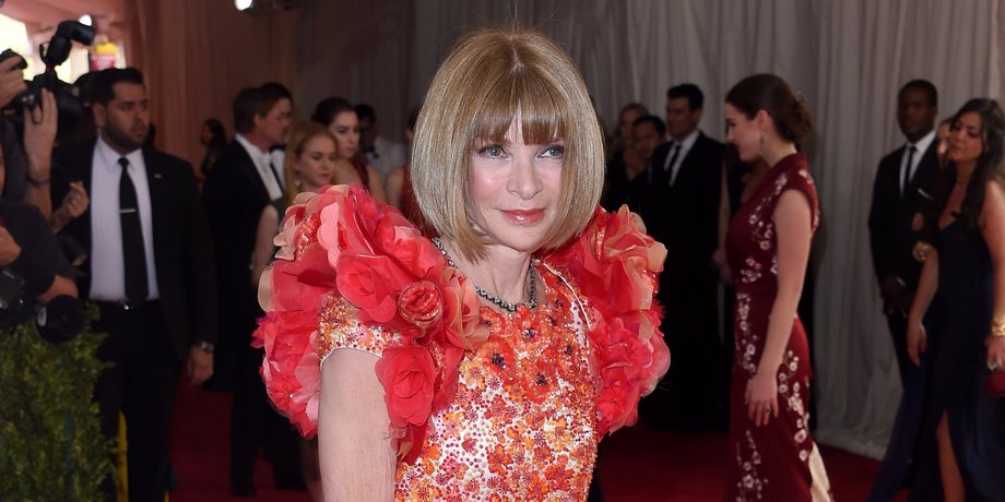 Met Gala, анна винтур, главред вог, образ анны винтур, мет гала, модный образ, красная дорожка, Vogue