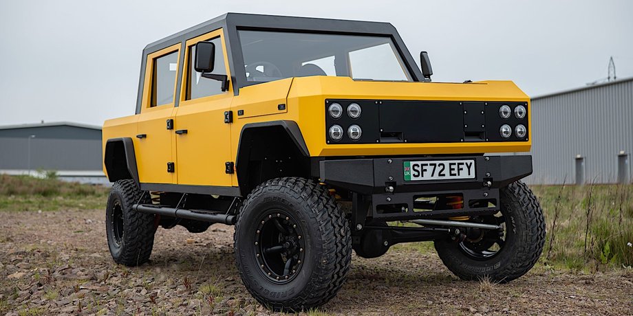 Munro MK_1 Pick-Up, Munro MK_1, британский электромобиль, электрический пикап