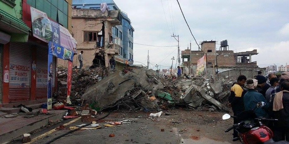 Последствия землетрясения в Непале / Фото: Twitter.com/NEoCOfficial