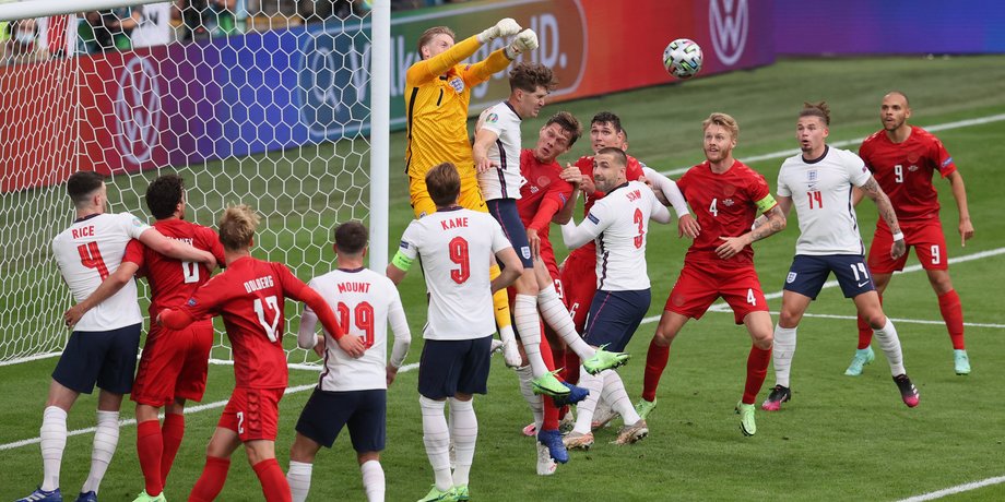 Джордан Пікфорд, Англія — Данія