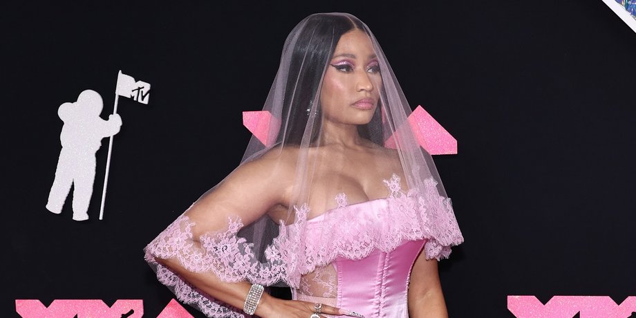 MTV VMA 2023, голое платье, ники минаж