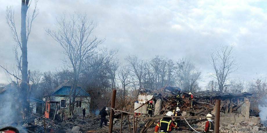 киев обстрел пожарные