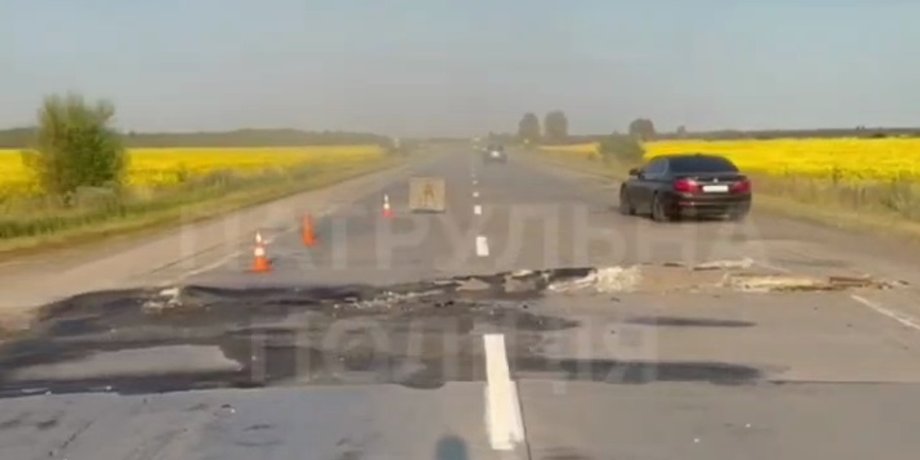 Аномальна спека в Україні – на дорозі піднімається асфальт