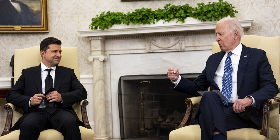 Байден Зеленский США Украина вторжение Россия военная помощь армия
