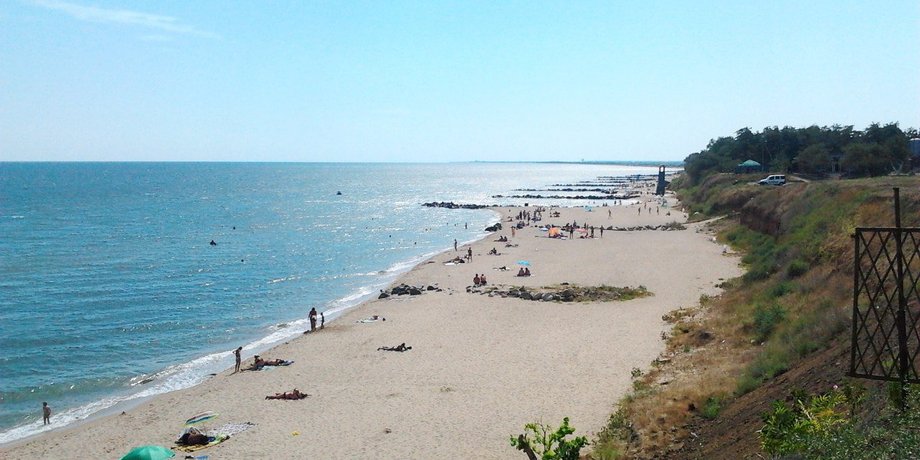 Азовское побережье, море, пляж
