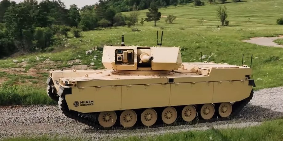 танк, робот, робот-танк, Milrem Robotics
