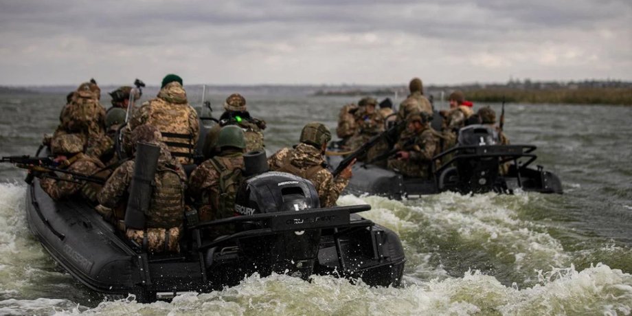 37 бригада морської піхоти на човнах у Чорному морі