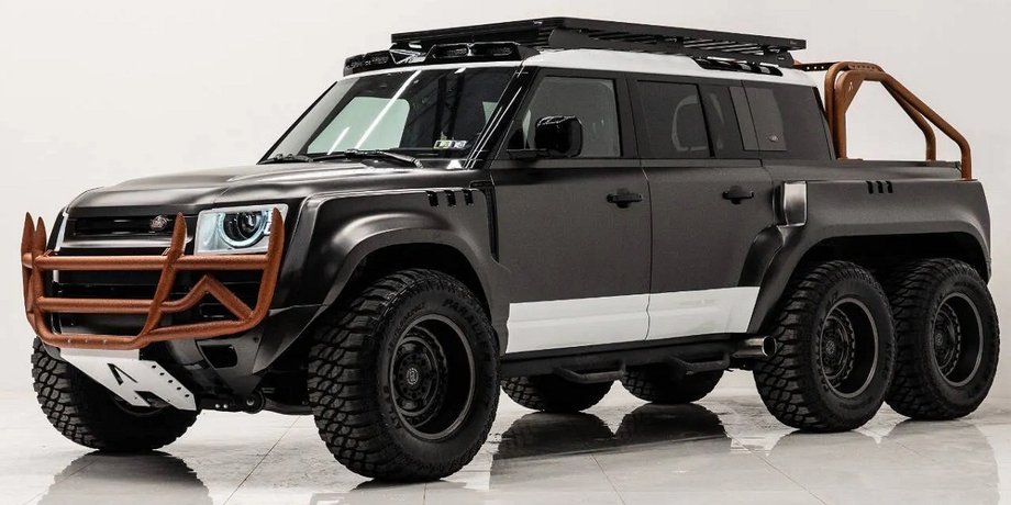 Land Rover Defender, тюнінг Land Rover Defender, Land Rover Defender 6X6, Шестиколісний Land Rover