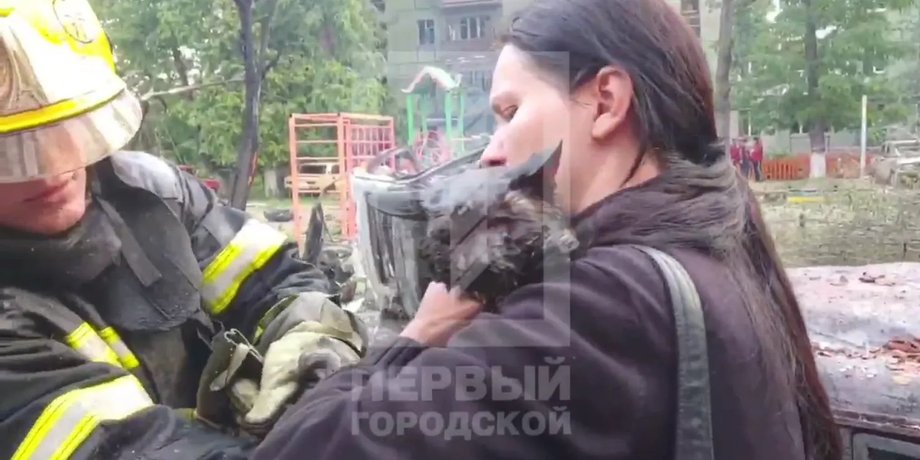 Рятувальники, Кривий Ріг, кіт, Україна