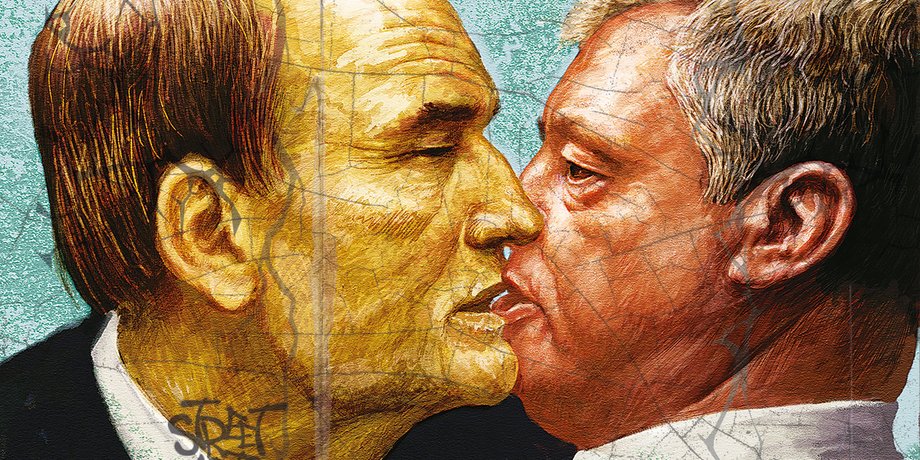 Рисунок: Борис Кошкин. Фото: Наталья Кравчук / Новое Время