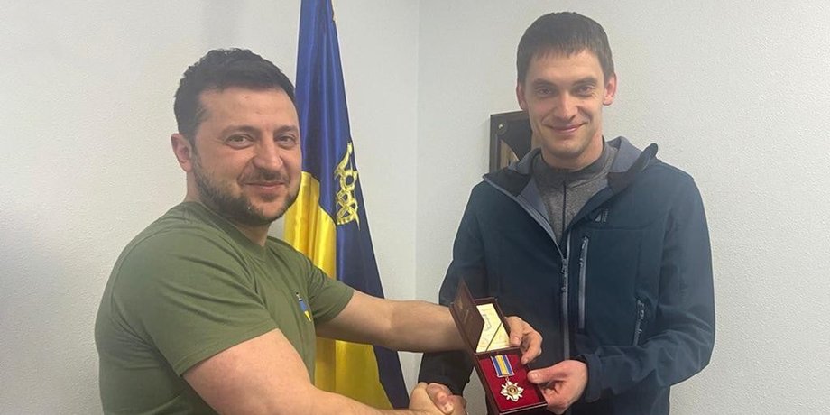 Владимир Зеленский, Иван Федоров, орден "За мужество", война в Украине, Мелитополь