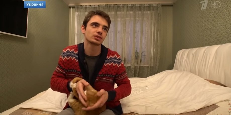 Кадр из видео Первого канала/Фото: Скриншот