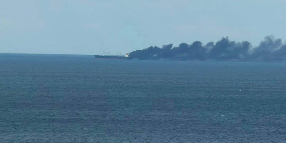 Росіяни атакували судно в Чорному морі