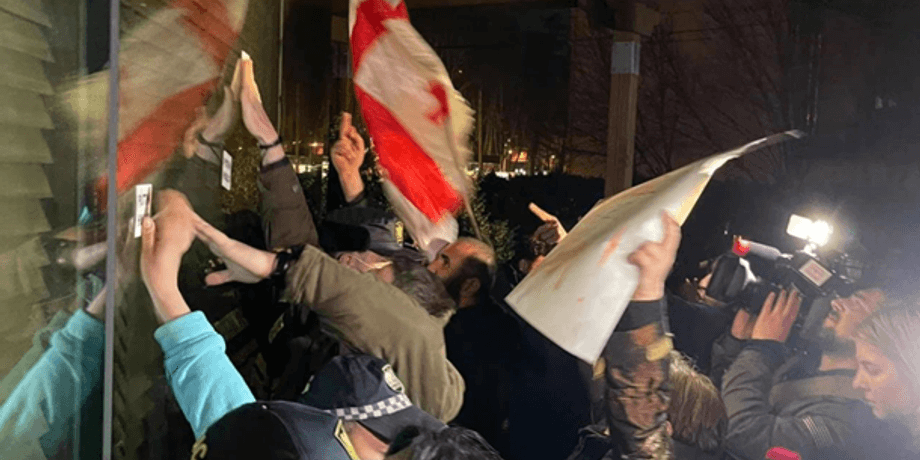 Грузия, Протесты, Отель, Владимир Познер