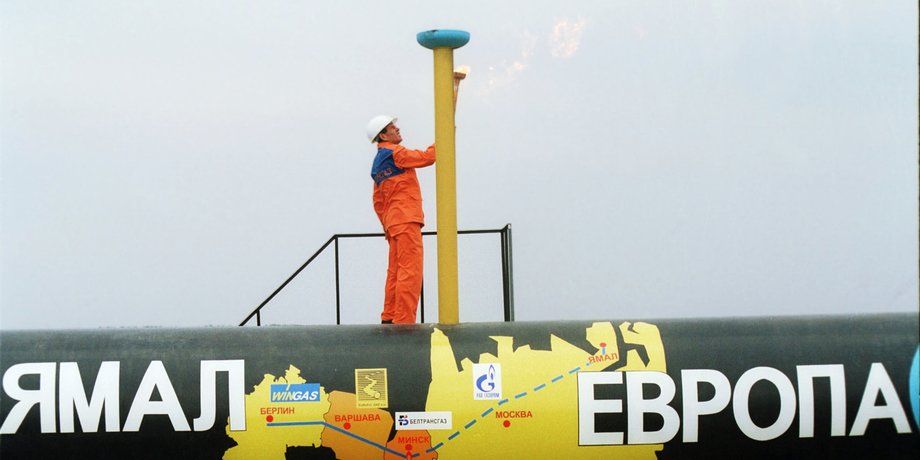 газопровод ямал европа, газопровод украина, газ в польше, транзит газа через польшу, транзит газа польша